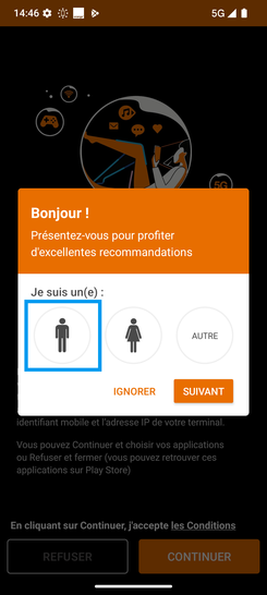 Étape 27 : Définissez votre genre.