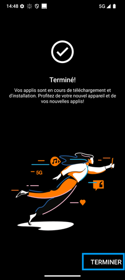 Étape 35 : Concluez avec Terminer.