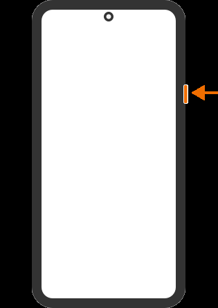 Étape 1 : Faites un appui long sur la touche marche/arrêt pour éteindre le mobile.