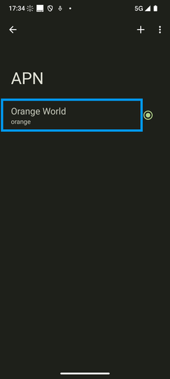 Étape 8 : Allez sur le libellé Orange World.
