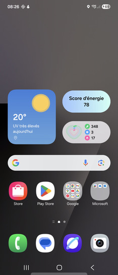 Étape 1 : Balayez l'écran vers le haut pour accéder aux applications.