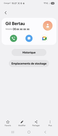 Étape 6 : La fiche du contact est modifiée.Nous sommes là pour vous assurer que la gestion de vos contacts se fait avec aisance et précision.