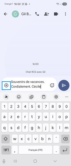 Étape 4 : Cliquez sur +.