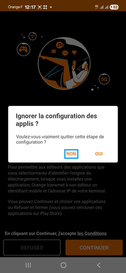 Étape 29 : Confirmez avec Oui.