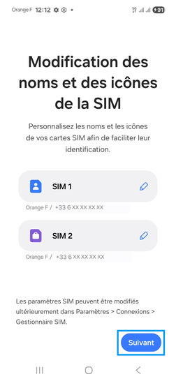 Étape 23 : Cliquez sur Suivant.Vous pouvez renommer la (les) carte(s) si besoin.