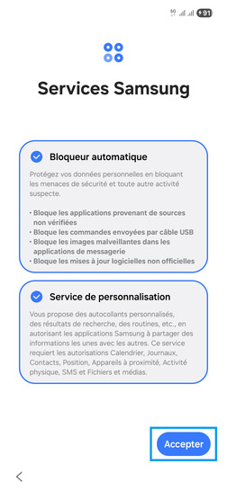 Étape 20 : Cliquez sur Accepter.