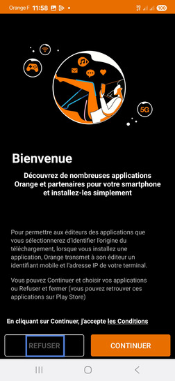 Étape 27 : Cliquez sur Refuser.