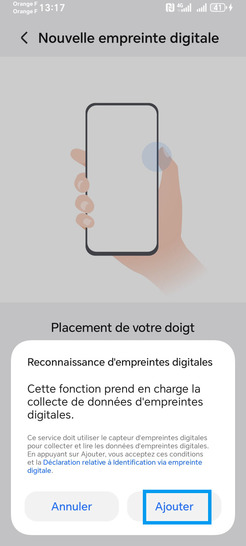 Étape 5 : Sélectionnez Ajouter.