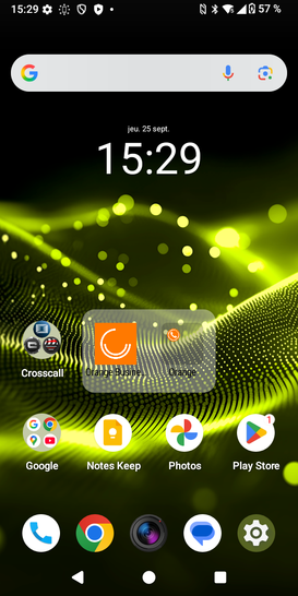 Étape 31 : Le mobile affiche l'écran d'accueil : vous pouvez commencer à l'utiliser.