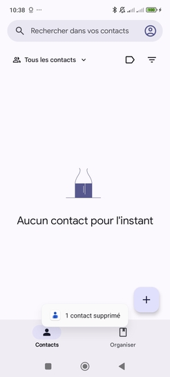 Étape 6 : Le contact désigné est supprimé du répertoire.Nous comprenons que chaque contact dans votre téléphone a son importance, et c'est pourquoi nous vous guidons pas à pas pour que vous puissiez gérer votre répertoire en toute confiance.