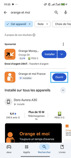Étape 7 : L'application est installée (vous pouvez lancer l'ouverture tout de suite).