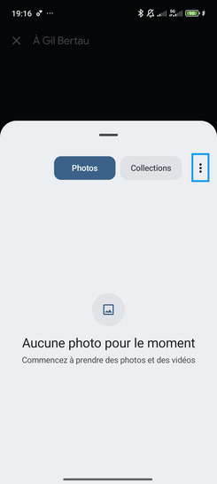 Étape 8 : Choisissez le pictogramme représentant 3 petits points.
