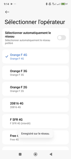 Étape 11 : Le mobile s'enregistre sur le réseau.Nous sommes à vos côtés pour assurer que votre expérience de connexion soit la plus fluide possible.
