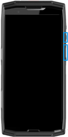 Étape 2 : Le mobile éteint, appuyez simultanément sur les touches Marche/Arrêt et Volume bas pendant plusieurssecondes.Le mobile vibre, puis se rallume et affiche Crosscall : ne relâchez que le bouton marche/arrêt tout et maintenezle volume bas enfoncé.Un écran Android Recovery (police d'écriture jaune) s'affiche : relâchez le volume bas.Avec la touche volume haut, sélectionnez Reboot system now puis validez avec la touche Marche/arrêt.Le mobile s'éteint puis redémarre.