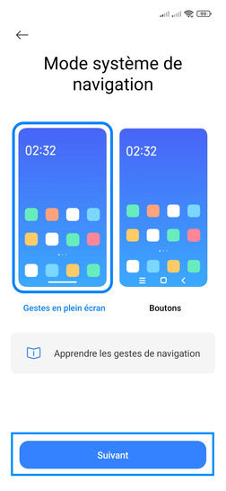 Étape 21 : Appuyez sur Suivant.