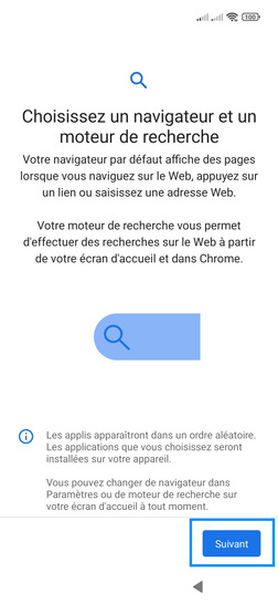 Étape 13 : Poursuivez avec Suivant.