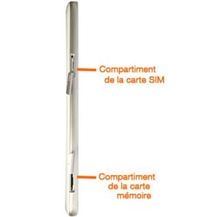 Samsung Galaxy Tab 3 7.0 wifi 3G : insérer la carte sim - Assistance Orange