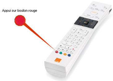 Télécommande blanche : associer avec le décodeur Livebox Play