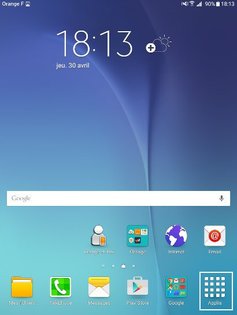 Samsung Galaxy Tab A : changer de fond d'écran - Assistance Orange
