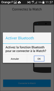 Alcatel One Touch Watch : associer la montre avec un smartphone