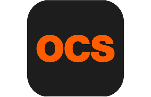Accueil application OCS sur iPad