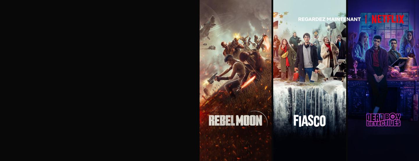 Rebel Moon - Fiasco - Dead Boy Detectives sur Netflix