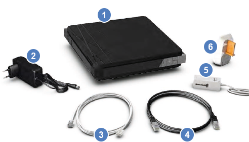 Présentation du pack de la Livebox 4