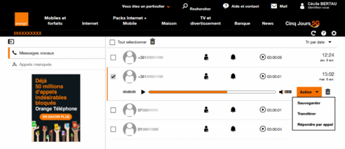 Telephone Par Internet Consulter Votre Messagerie Vocale A Distance Assistance Sosh