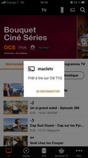 Application Tv D Orange Ios Utiliser La Fonction Voir Sur La Tv Assistance Orange