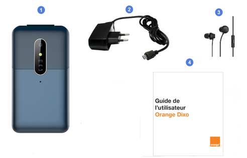 Orange Dixo, contenu du coffret.