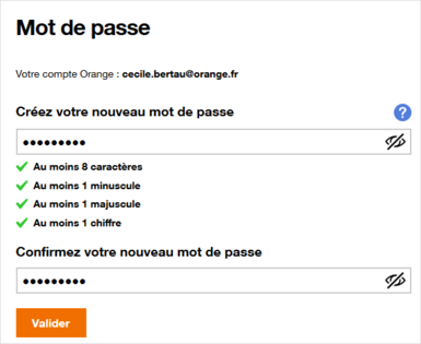 Modifier Le Mot De Passe De Votre Compte Orange Assistance Orange