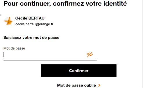 Modifier Le Mot De Passe D Un Compte Utilisateur Ou D Une Boite Mail Secondaire Assistance Orange