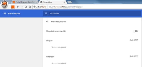 Orange Adventurer Gerer Les Fenetres Publicitaires Assistance Orange