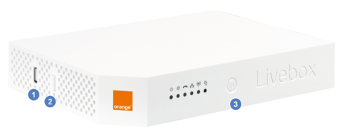 Livebox 2 : vue avant