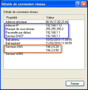 Adresse IP : lu0027identifier sous Windows XP - Assistance Orange