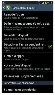 Samsung Galaxy S4 : présenter ou masquer son numéro du0027appel 