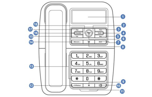 telephone fixe olivetti o310 combiné