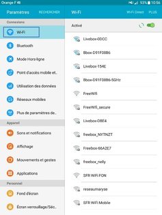 Samsung Galaxy Tab A Activer Et Desactiver Une Connexion Wi Fi Assistance Orange