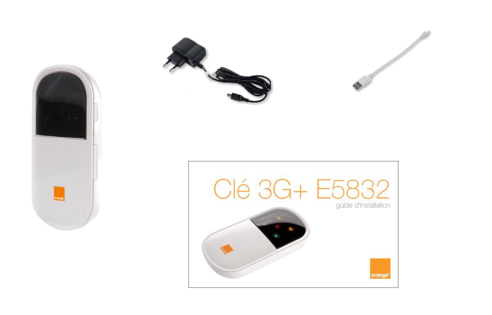 huawei domino e5832, contenu du coffret.